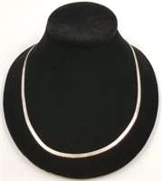 20" Italian sterling silver necklace
