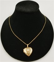 8.75" Italian 14K gold necklace