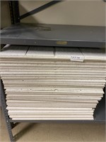 Stack of commercial grade ceiling tiles
