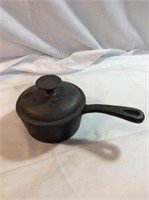 6 inch cast-iron sauce pan with lid