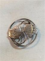Lamode  sterling silver brooch pin