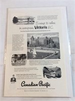 Advertising for Canadian pacific train