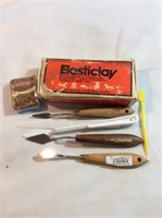 Elastic clay  with Tool lot