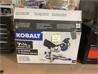 Kobalt 7 1/4 in compact sliding single bevel