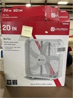 Utilitech 20 inch box fan
