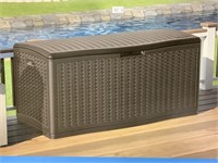 Suncast 124 gallon extra large deck box 26 x 52 x