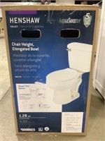 Henshaw  toilet chair height weight white