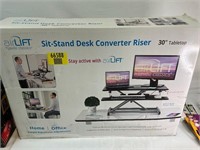30" Sit-Stand Desk Converter Riser