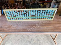 40" long wood  abacus - 10" wide