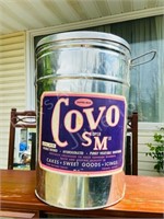 Large Covo lard tin