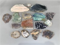 Assorted Rock Slabs -Snowflake Obsidian, etc