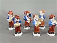 Occupied Japan Figurine Band -6 Pcs