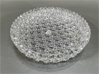 Cut Crystal Dish -Small Chips in Edge