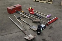 Assorted Yard Tools, Homelite Leaf Blower, Tool