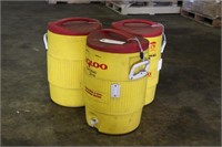 (3) Igloo 5-Gal Drinking Water Coolers