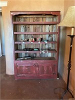 Wooden Shelving Unit - Contents not included