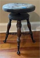 ball and claw piano stool