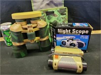 2) night vision binoculars