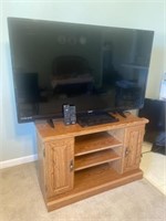 Sanyo 50” LED Tv, Sony DVD Player, TV Stand