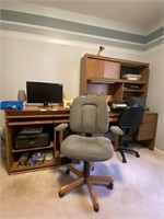 Desk, Chair, Hutch, Comp. Cab. & More