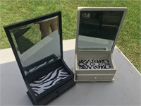 Pair of Swivel Mirror Back Jewelry Display