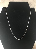 Sterling 925 Necklace w/ Beads