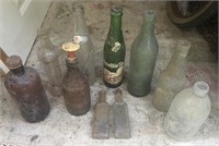 Lot of 10 Vintage Misc. Bottles