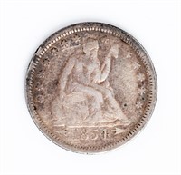Coin 1854-O U.S. Seated Liberty Quarter W/ Arrows