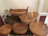Lot of 6 Misc. Baskets
