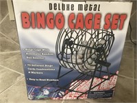 Deluxe Metal Bingo Cage Set