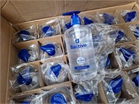 Box of 24 bottles of Bactive hand Sanitizer