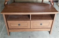 Wood Entertainment TV Stand Cabinet