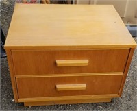 Vintage 2 Drawer Night Stand / End Table