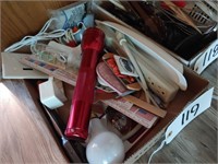 Junk Drawer items, mag light and more