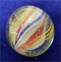 Large Swirl Ribbon Core Marble (Flaws) 40mm