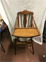 Maple Vintage High Chair