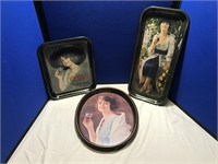 3 Reproduction Coca Cola Trays