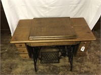 Vintage Tiger Oak Singer Treadle sewing machine