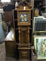 Cherry Grandfather Clock made in Western Germany