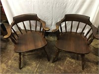 Maple Barrel Back Chairs by Pennsylvania House