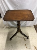 Antique Cherry  Candle Stand Table