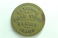 Rare 12 1/2 Cent Cigar Trade Token, Burley, Idaho