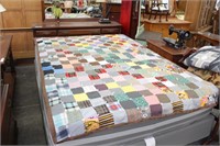 Hand Tied Brown Backed Quilt