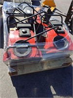 Pallet with Toro Snow Blowers