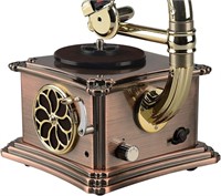Mini Vintage Retro Phonograph Gramophone