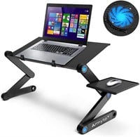Adjustable Laptop Stand with Cooling Fan/Pad
