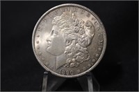 1890 Uncirculated Morgan Silver Dollar Toned