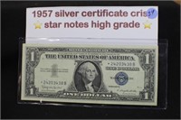 1957 Uncirculated $1 Silver Certificate Star Note