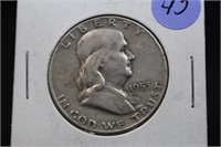 1953-O Franklin Silver Half Dollar