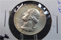 1953-D Uncirculated Washington Silver Quarter